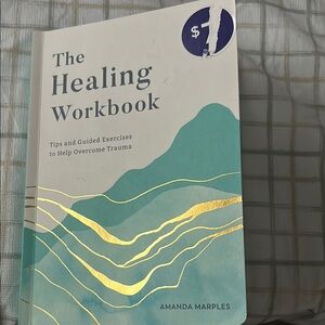 The Healing Workbook with Gold Accents